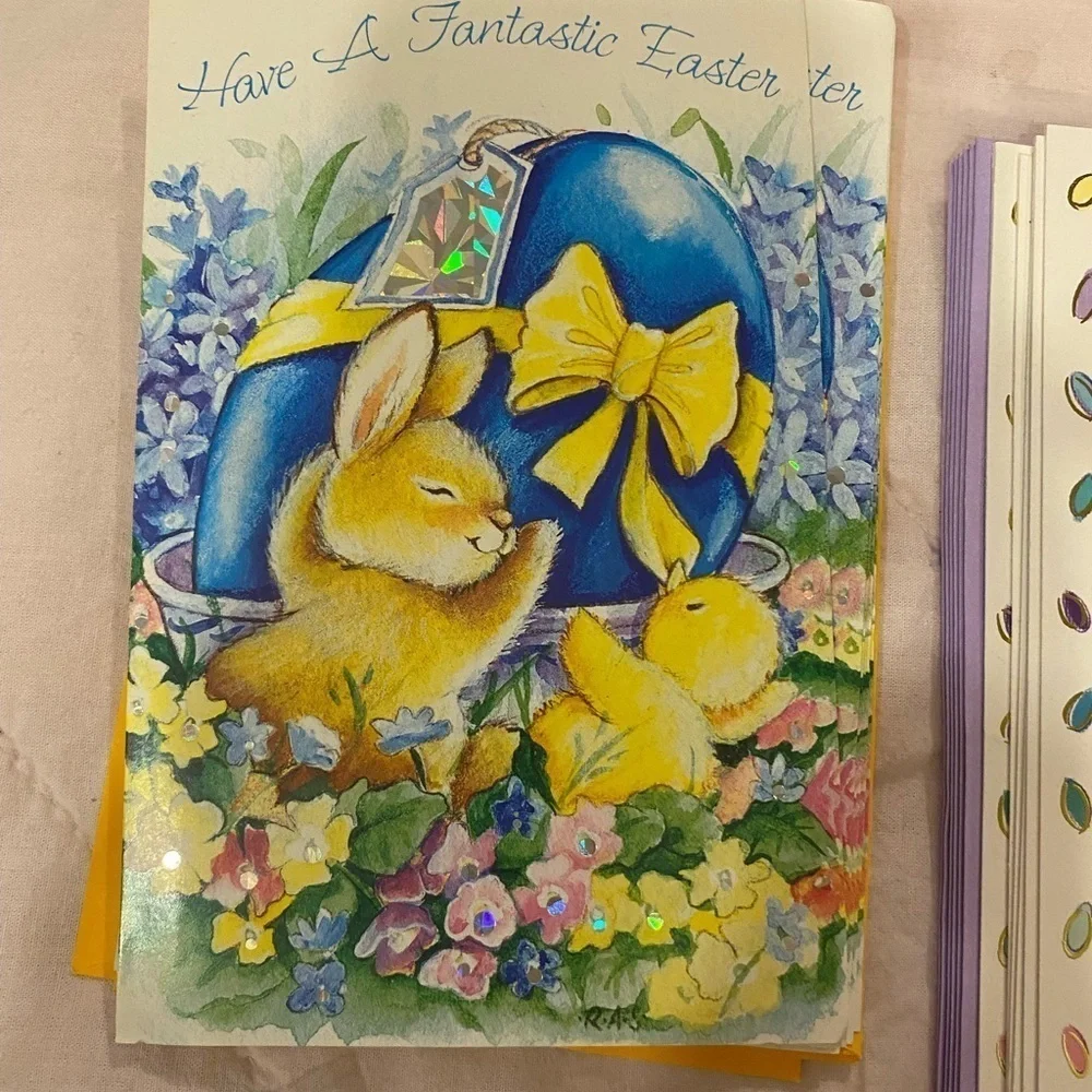 Easter Parade Easter Cards Lot of 5 (DN)